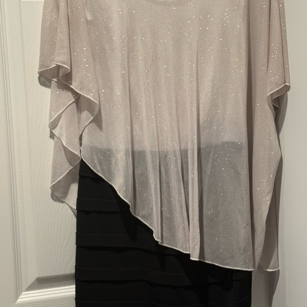 Elegant Sparkling dress with Black